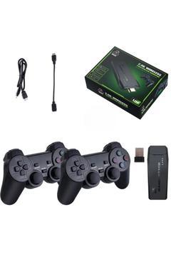 20000 Oyunlu Vintage Gaming Atari 2.4g Uyumlu Kablosuz Pilli Çift Kol Konsol Atari Retro Gamestick