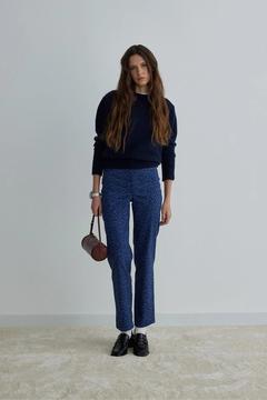 Kadın Beli Lastikli Müslin Şalvar Pantolon