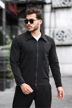 Erkek fermuarlı mont