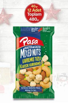 Kavrulmuş Karışık Lüx Kuruyemiş 40 gr X 12 Adet (TOPLAM 480 GR)