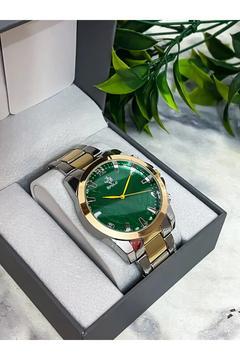 Yeni Sezon Gümüş Renk Metal Kordon Erkek Kol Saati Bileklik Hediyeli Babalar Günü Hediyesi