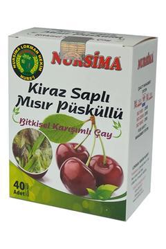 Kiraz Saplı Mısır Püskülü Bitkisel Karışımlı Çay 40 'lı Süzen Poşet