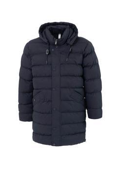 Erkek Çıkarıbilir Kapüşonlu Su Geçirmez  Mont Kaban Lacivert