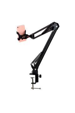 360 Derece Dönen Telefon Masa Tutucu Esnek Uzun Kollu