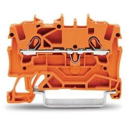 WAGO 2001-1202 1,5 MM , 2 İletkenli Turuncu Klemens