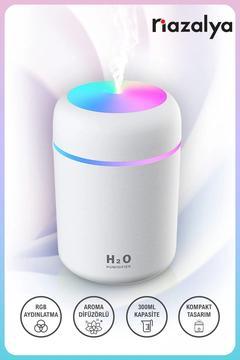 300 ml Ulrasonik Ledli Hava Nemlendirici Buhar Makinesi Ve Aroma Difüzörü