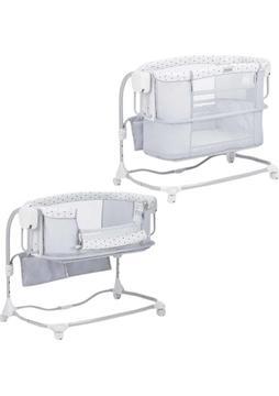 Elele Nova 3in1 Elektrikli Otomatik Sallanan Anne Yanı Beşik Park Yatak Kademeli Gri