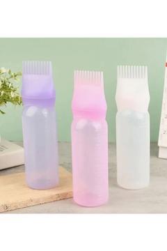 Taraklı Saç Boyama Şişesi Kolay Pratik Saç Diplerine Bakım Yağı Uygulama Aparatı 1 Adet