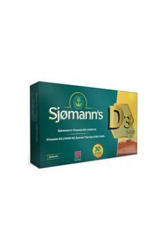 SJOMANNS Vitamin D3 1000IU 30 Çiğneme Tableti 8682792377342