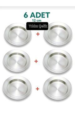 6 Adet Alüminyum Künefe Tabağı Tek Kişilik