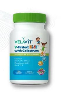 VELAVİT FİRSTECT KİDS WİTH KOLOSTRUM ÇİĞNEME TABLET