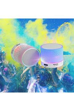 Işıklı Taşınabilir Usb Ve Hafıza Kartı Girişli Bluetooth Bağlantılı Hoparlör Kablosuz Ses Bombası