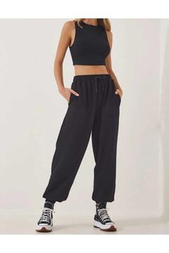 Sıyah Fırsat Urunu Eşofman Altı Iki Iplik Mevsimlik