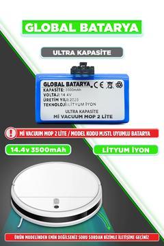 Xiaomi Mi Vacuum Mop 2 Lite Akıllı Robot Süpürge Bataryası 14.4v 3500mAh Pil (ULTRA KAPASİTE)