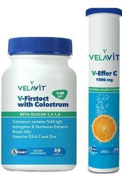 V-Firstect With Colostrum 30 Tablet - V-Effer C 1000 mg