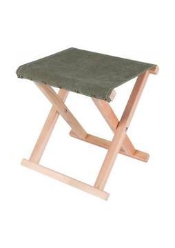 Xhltd Karaçam Açık Barbekü Katlanır Tabure, Masif Ahşap Maza Taşınabilir Tuval (Yurt Dışından)