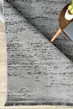 Berry Dokuma İskandinav Yumuşak Dokulu Bukleli Gri Yolluk Koridor Halısı Salon Halısı