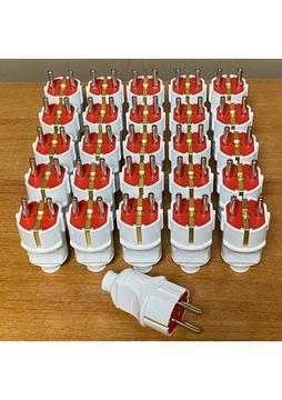 Elbi Topraklı Erkek Fiş Kırmızı Beyaz 25'li