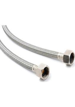 Flex Kalın Çelik Brajman 3-8*3-8 70 Cm ( Klozet Bağlantı Borusu ) Rezarvuar Hortum