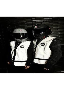 Motobros Motosiklet Reflektörlü Yelek - Motorcu Reflektör Yeleği Full 3m Reflektör