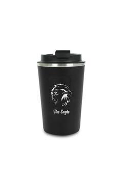 Kartal Logolu Desenli 304 Paslanmaz Çelik Küçük Çay Kahve Bardak Termos