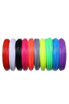 Pla Filament - 3d Kalem Filamenti 10 Renk X 5 Mt 50 Mt