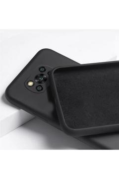 Xiaomi Poco X3 Nfc  X3 Pro Uyumlu İçi Kadife Kamera Korumalı Lansman Silikon Telefon Kılıfı Siyah