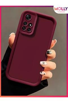 Xiaomi Redmi 10 2022 Için Vişne Çürüğü Kenarları Kalın Pan Silikon Kılıf