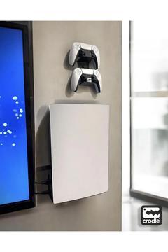 2'li Fırsat Ps5 Ve Ps5 Slim Duvar Standı Joystick Konsol Tutacağı Yerden Tasarruf Gaming Aksesuar