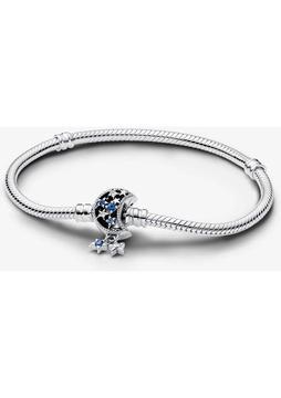 Dora &amp; Dora Pandora Moments Parıldayan Ay Tokalı Yılan Zincir Bileklik