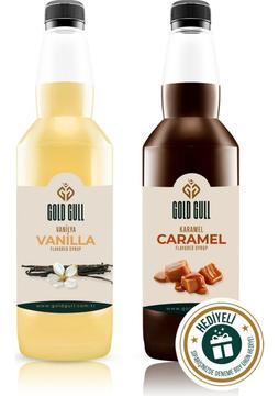 Gold Gull Vanilya & Karamel Aromalı Kahve & Meyve Şurubu 2 x 700 ml
