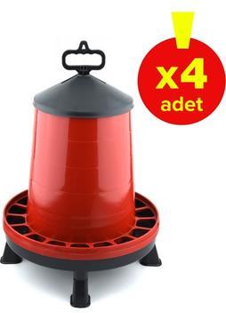 Vixpet Standart Ayaklı Tavuk Yemlik 15 kg / 4 Adet