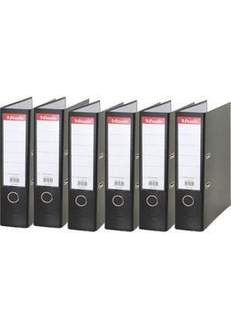 Esselte Ekonomi Siyah Geniş Klasör 6'lı Paket