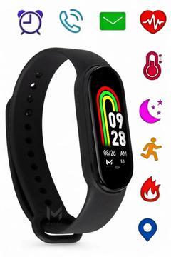 M8 Akıllı Bileklik Yeni Nesil Renkli Ekran ios,android Uyumlu Ekran Teması Değiştirme
