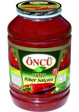 Öncü Tatlı Biber Salçası Cam Pet Kavanoz 4300 gr