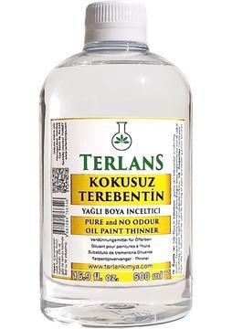 Terlans Kokusuz Terebentin 500 ml Tamamen Kokusuz Oil Paint Thinner