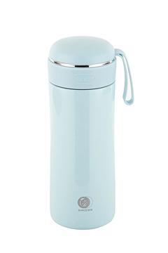 Okadı Mavi Desenli Süzgeçli Paslanmaz Çelik Termos 350ml