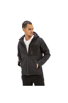 H Sshell Jacket M Erkek Mont 2011120-010-10 Siyah