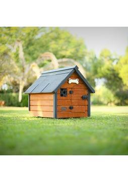 Mandu Isı Yalıtımlı Ahşap Köpek Kulübesi S