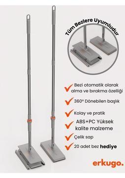 Otomatik Paspas, Temizlik Seti, Kolay Mop, Kavrama Bezli Mop, Silme Bezli Paspas