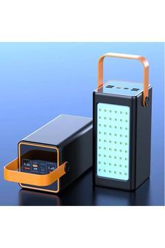 70.000 Mah Led Aydınlatmalı Taşıma Askı Hızlı Şarj 22,5w Powerbank 4xusb Micro,lıghtnıng,typc Giriş