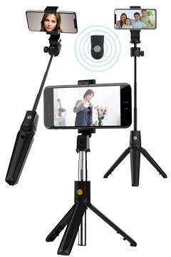 Selfie Çubuğu Tripod Bluetooth Tripot Telefon Tripod Kumandalı Tripod Selfie Çubuğu