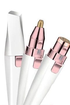 Şarjlı Kaş ve Tüy Alma Cihazı: Yüz, Burun, Yanak ve Bikini Bölgesi İçin 2 Başlıklı Epilatör