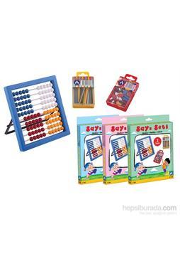 Ark Sayı Boncuğu + Fasülye + Çubuk