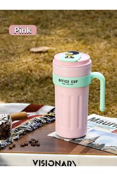 Dijital Göstergeli Paslanmaz 316 Çelik Termos 650mL Kaydırmaz Bardak Mug Kupa Termos