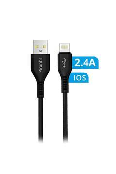 3341-42-43 Yüksek Hızlı Şarj Kablosu / 3.0A Micro USB / 2.4A IOS Lightning / 3.0A Type-C/ 1.2m Kablo