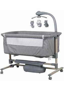 Prego 4091 Carmela Elektrikli Anne Yanı Beşik 57x93 cm Gri