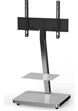 Sonorous  Pl 2710 Wht-Slv-W Tekerlekli 39''- 65'' Tv LED LCD Televizyon Sunum Sehpası ( Beyaz Gümüş )