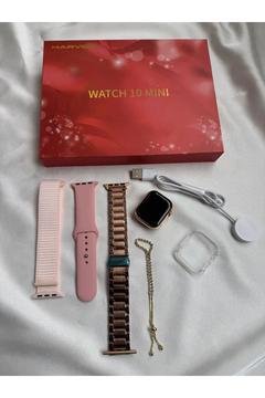 Watch 10 Mini Amoled 41mm 120Hz Ekran Su Yolu bileklik Koruma Kılıfı Hediyeli Kadın Akıllı Saat