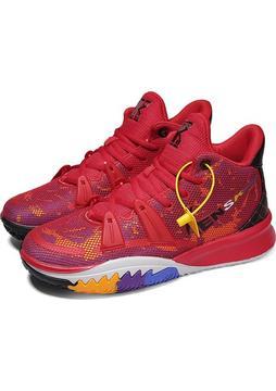 LRsmile Kaymaz Tabanlı Çocuk Basketbol Ayakkabısı - Kırmızı (Yurt Dışından)